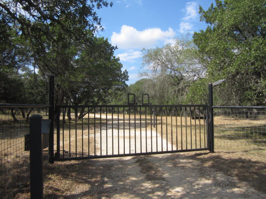 a fence gate for a farm